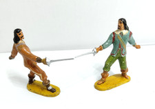Figurines Plastiques - GUILBERT - Lot de 2 Mousquetaires.