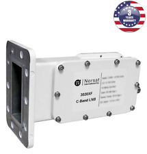 New Norsat 3020XF C-Band PLL LNB 3.4 - 4.2 GHz  External Reference F Type 75 Ohm
