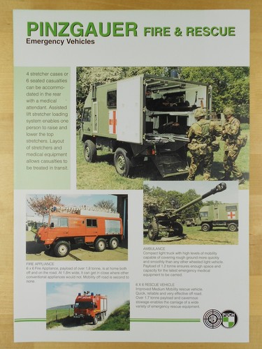 Brochure steyr puch pinzgauer - steyr,