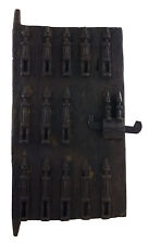Porte Dogon Grenier à mil Mali 71x35 cm Volet Case Bois africain 2KG100 #16405
