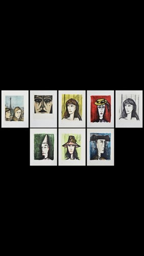 Bernard buffet lithographies - bernard,