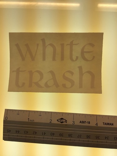 White trash vinyl - -,