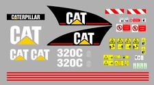 Décalcomanies Compatibles Pour CATERPILLAR 320 C S Kit Complet