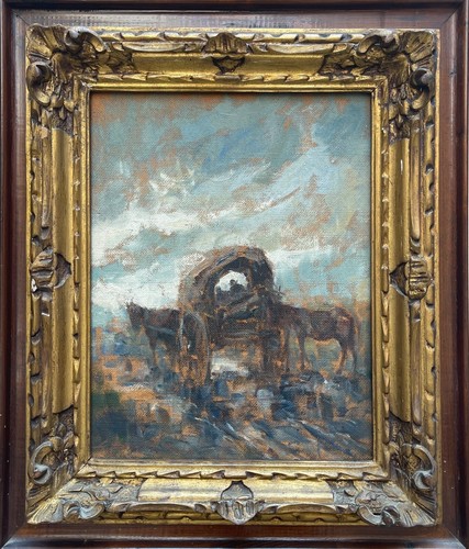 Peinture huile sur toile - huile,