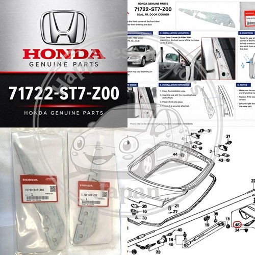 Honda genuine wing spoiler - honda,