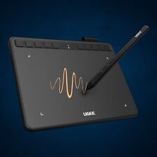 UGEE S640 Graphics Drawing Tablet Digital Draw Art Pad with Pen Battery-Free ...