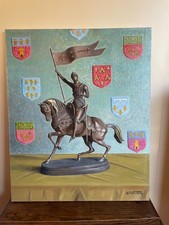 Tableau huile sur toile J.B