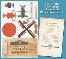 Lait Nestlé, découpages, «