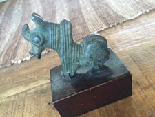 Ancient Luristan bronze Zebu figure