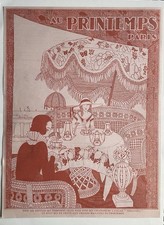 Affiche ancienne Au Printemps