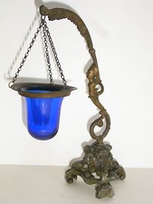 09B60 ANCIENNE LAMPE A HUILE