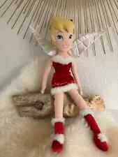 25 ⚜️ Plush blanket The Fairy Bell Disneyland Paris red dress height 50 cm