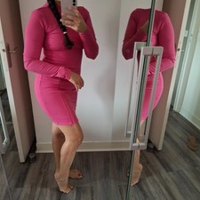 Robe moulante en maille