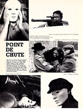 (F&F65) FILM PREVIEW PICTURES. POINT DE CHUTE. JOHNNY HALLYDAY. ROBERT DALBAN
