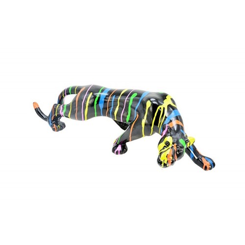 Panthere noire coulures - noire,