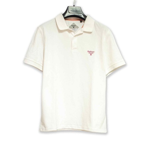 Polo barbour blanche unie - blanche,