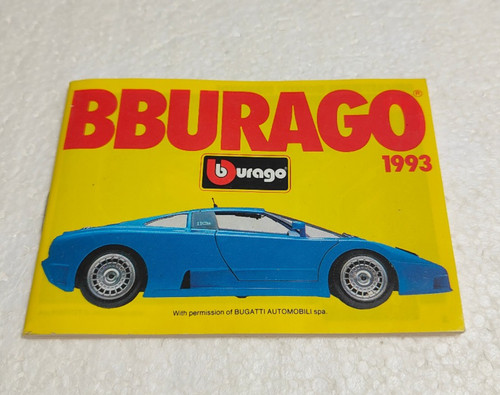 Catalogue burago 1993 petit - catalogue,