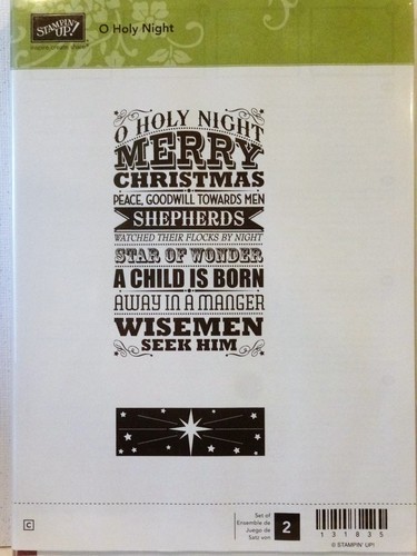 Stampin sainte nuit - oh,