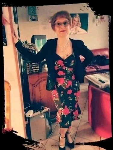 Robe gothique glam rock rétro - robe,