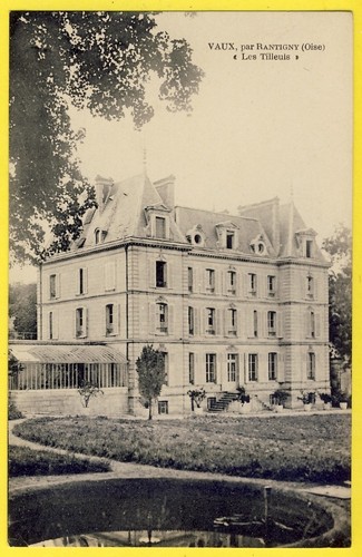 Old postcard rare vaux by - old, 60