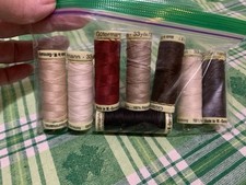 ❤️Gutermann Mixed lot - 8 Spools 100% Viscose Partially Used