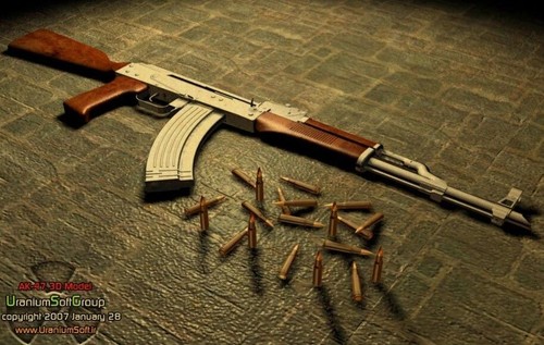 Poster affiche arme - affiche, gun
