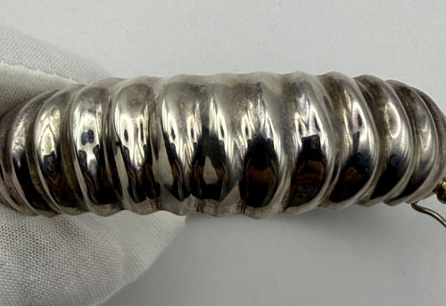 Superbe bracelet jonc godron - bracelet,