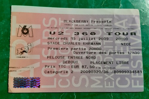 Ticket billet stub - billet,