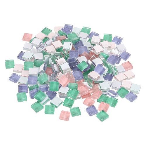 Mosaïque 1x1cm cyan violet - mosaïque,