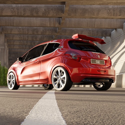 Peugeot 208 aileron becquet - /,