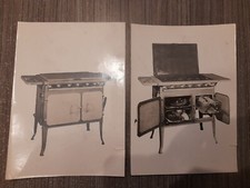 photos originales  publicitaire gaziniere 1920 / 1940