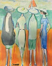 Superbe  " Elégantes au bord