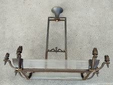 ancien lustre art deco tiges