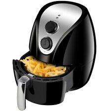 Friteuse À Air Chaud Professionnelle Noire 1500W 2,8L Sans Huile Ni Graisse