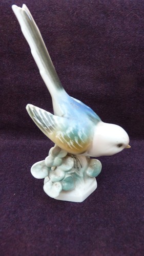 Statuette oiseau porcelaine - statuette,