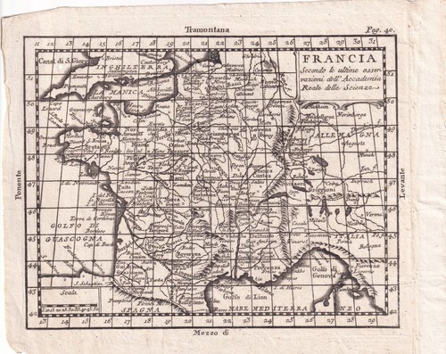 Bbb731 carta france - la, g