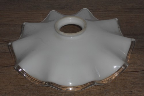 Abat jour opaline blanche - jour,