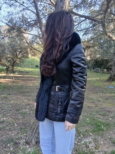 Manteau cuir femme taille - , l
