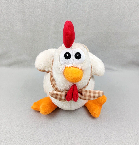 Peluche sac doudou coq poule