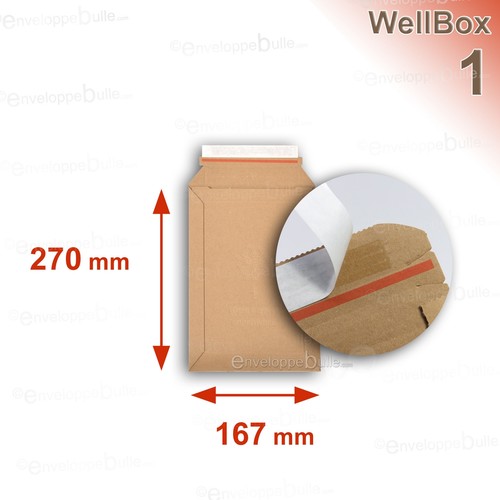 100 enveloppes carton rigide - 100,