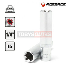 Douille longue E5 TORX femelle