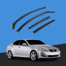 LEXUS IS MK2 2005-2012 4 Door Saloon Wind Deflectors 4pc Tinted