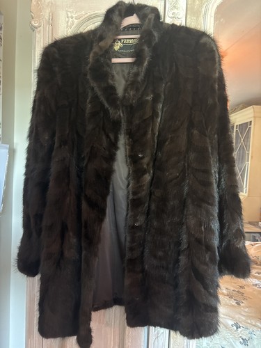 Manteau fourrure véritable - fourrure,