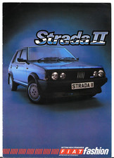 Fiat Strada II Accessories 1984-1985 UK Market Foldout Sales Brochure Ritmo