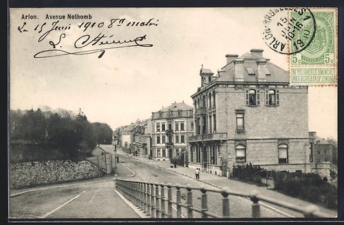 Cpa arlon avenue nothomb - cpa, arlon,