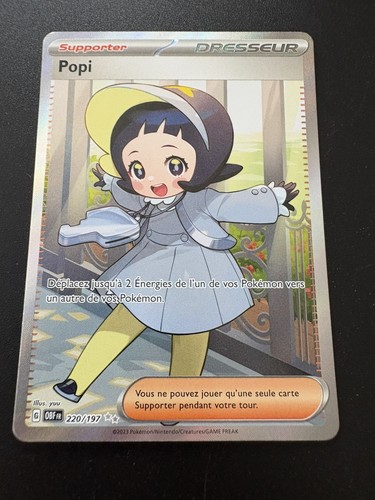 Carte pokémon popi - carte,