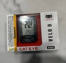 Cateye Velo 9 CC-VL820 Digital Function Wired Cycle Computer Black