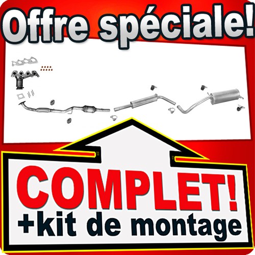 échappement pour seat ibiza - pour,