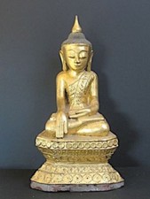 Antique Bouddha Shan en Bois