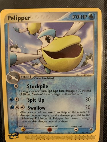 Pokemon pelipper 109 ex - 19/109,